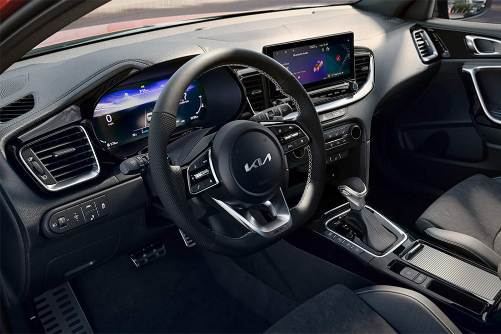Das Interieur des Kia Ceed