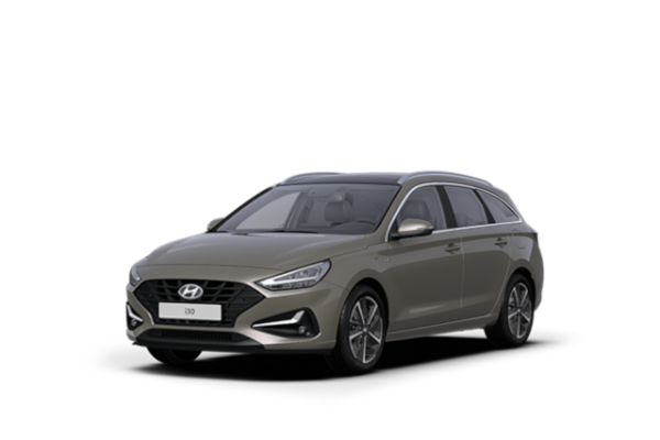 Ein grauer Hyundai i30 Kombi