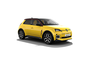 Ein gelber Renault 5