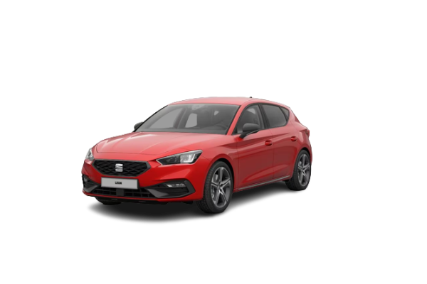 Ein roter SEAT Leon