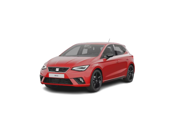 Ein roter SEAT Ibiza
