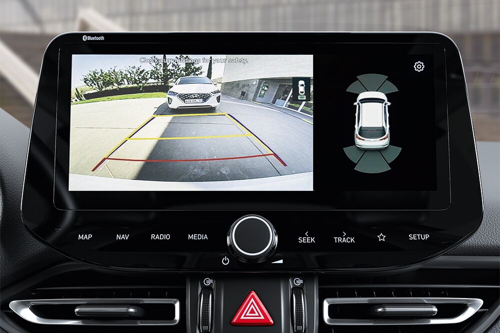 Die Rückfahrkamera im Hyundai i30 Fastback